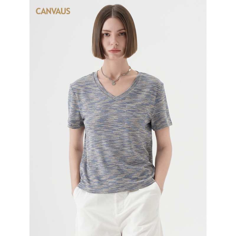 Loose - fit Han - style Soft Tencel Short Sleeve T - shirt