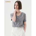 Loose - fit Han - style Soft Tencel Short Sleeve T - shirt