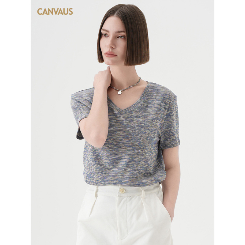 Loose - fit Han - style Soft Tencel Short Sleeve T - shirt