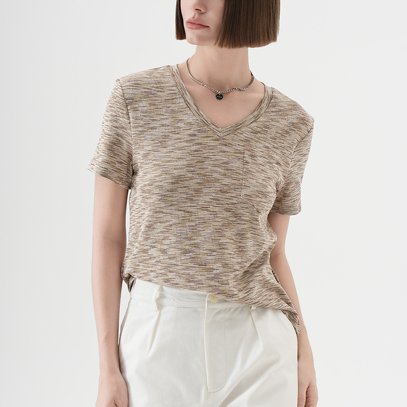 Loose - fit Han - style Soft Tencel Short Sleeve T - shirt