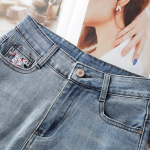 Summer Casual High-Waist Loose Denim Shorts