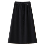 Thin High - Waisted Slim A - Line Chiffon Skirt 
