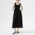 U - neck Chiffon Flowy Sleeveless Dress