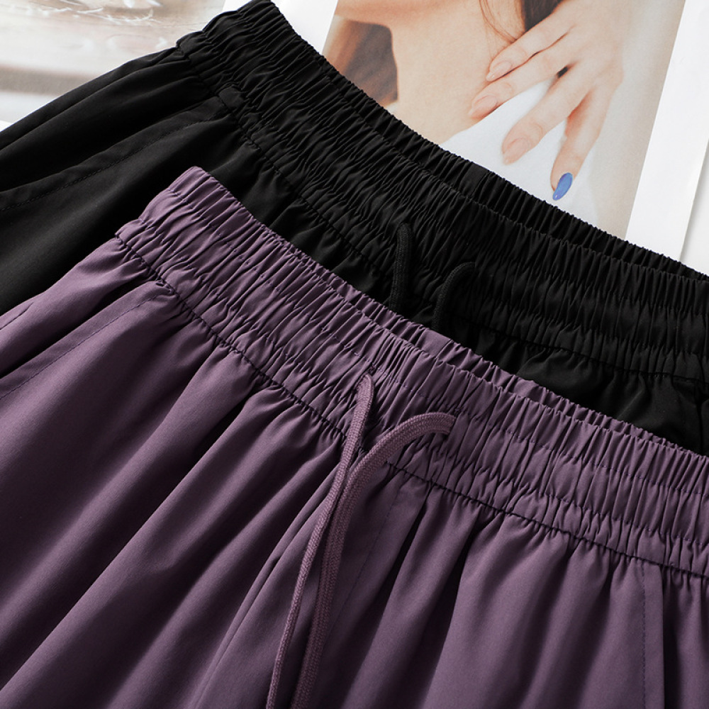 High - Waisted Baggy Cropped Cargo Shorts