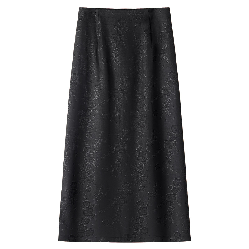 High - Waisted Slimming Sheath Skater Skirt