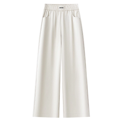 High-Waist Loose Wide Leg Casual Trousers 01