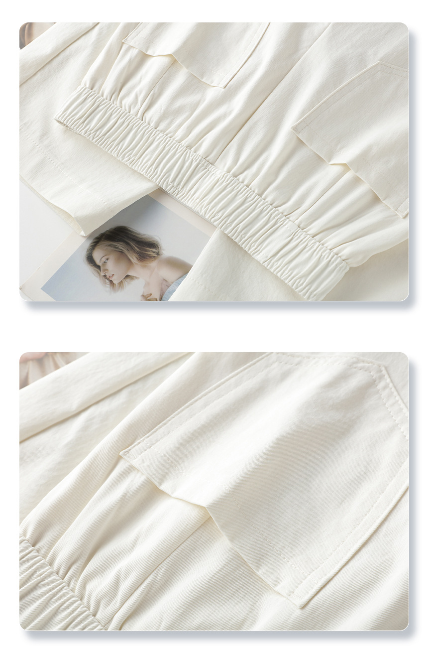 High-Waist Loose Wide Leg Casual Trousers