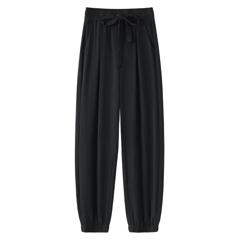 High Waisted Slim Loose Harem Trousers