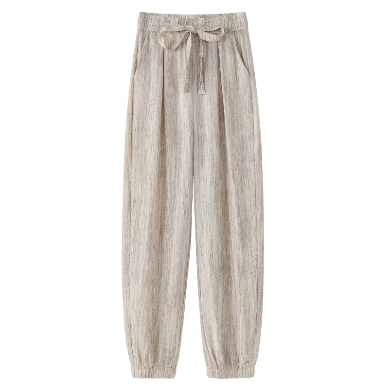 High Waisted Slim Loose Harem Trousers