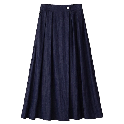 High-Waisted A-Line Slimming Maxi Dress 01