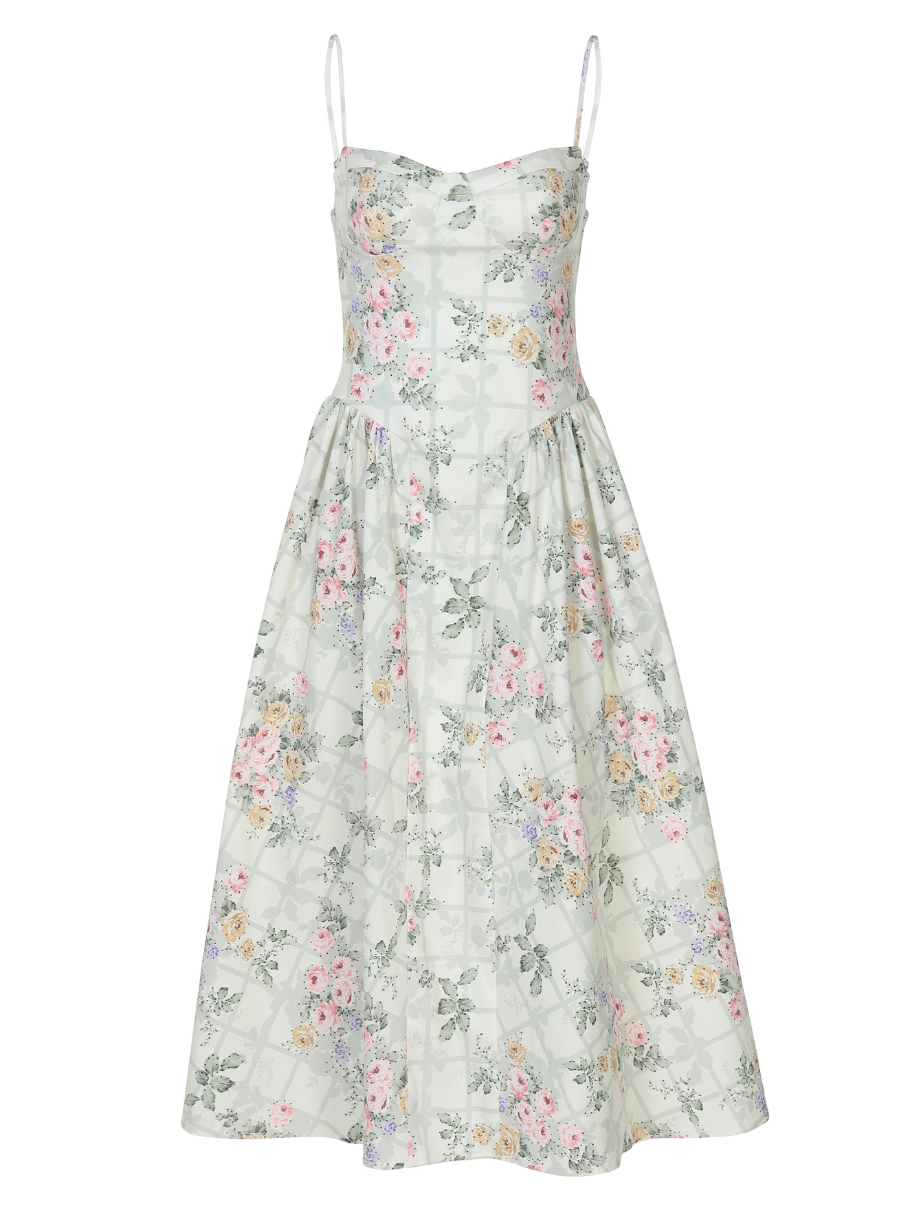 French Style Sexy Waist Tie Floral Dress