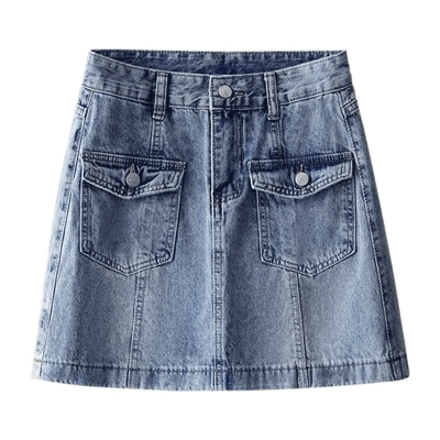 Loose A - Line Bodycon Skirt for Women 01