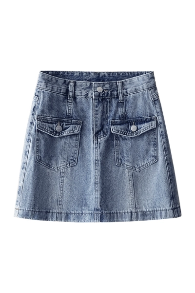 Loose A - Line Bodycon Skirt for Women 01