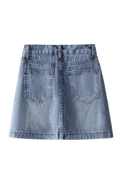 Loose A - Line Bodycon Skirt for Women 02