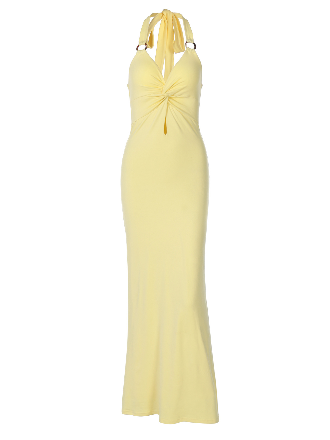 Sexy Twist Hollow Out Neckline Dress