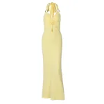 Sexy Twist Hollow Out Neckline Dress