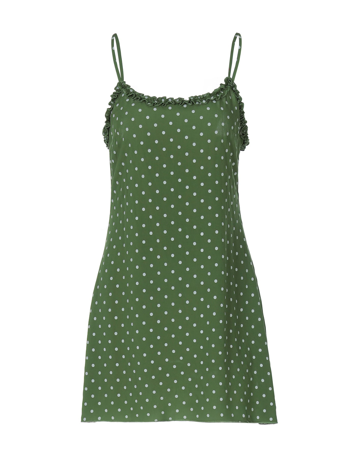 Polka - Dot Print Slim Fit Fresh Cami Dress 