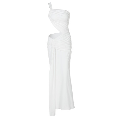 Pure Sexy Double Layer Tie Waist Dress 01