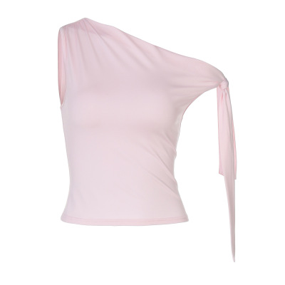 Sexy Off-Shoulder Tie-Up Cropped Top 01
