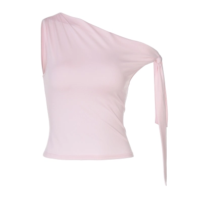 Sexy Off-Shoulder Tie-Up Cropped Top 01