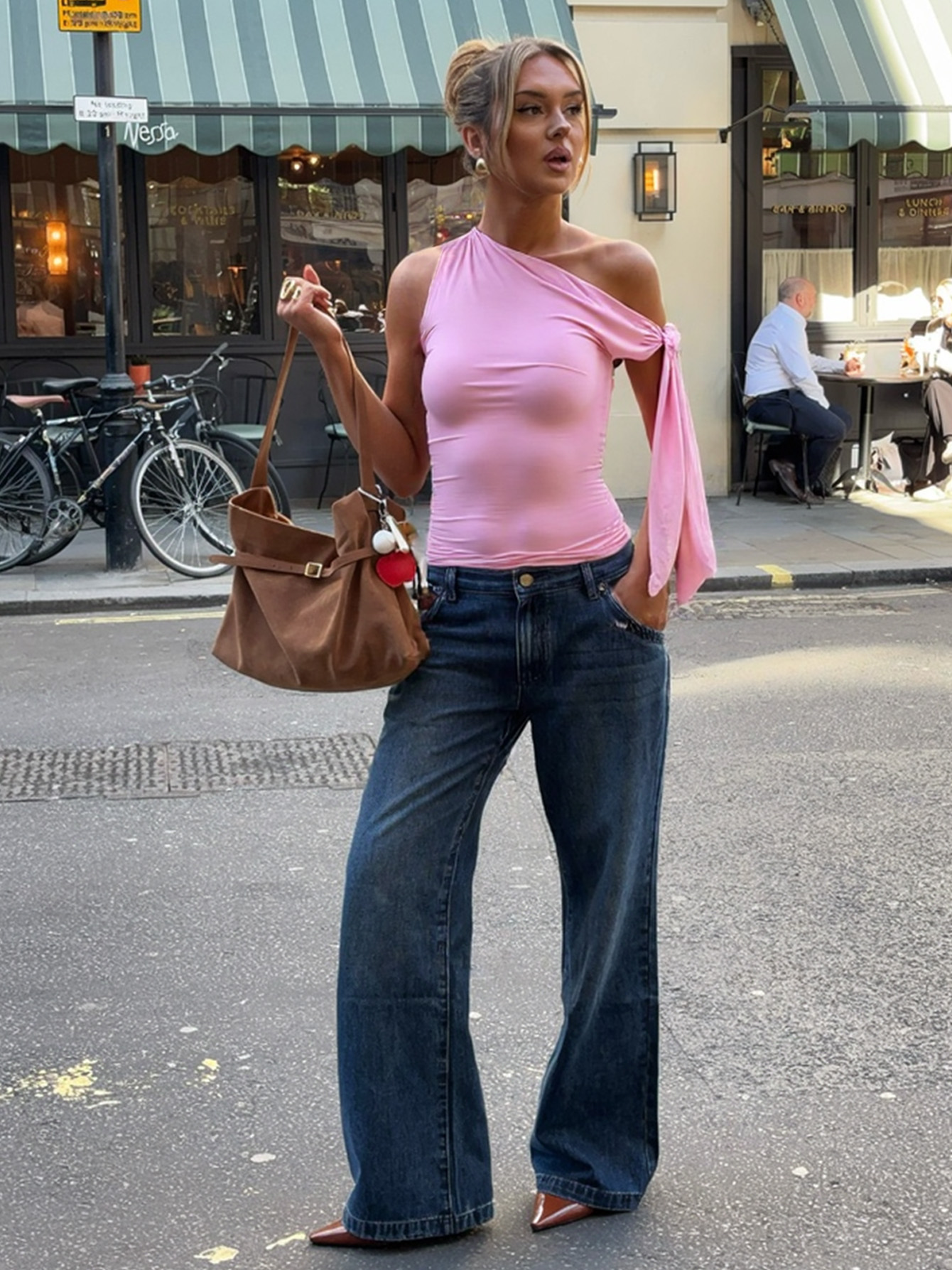 Sexy Off-Shoulder Tie-Up Cropped Top