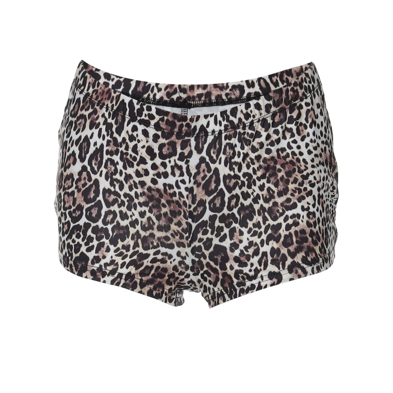 Leopard - Print Versatile Slim - Fit Street - Style Shorts