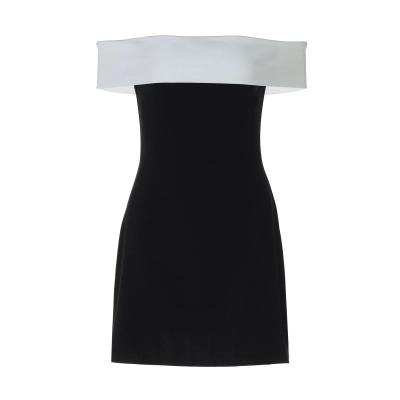 One - Shoulder Layered Shoulder Inserted Slim Fit Dress 01