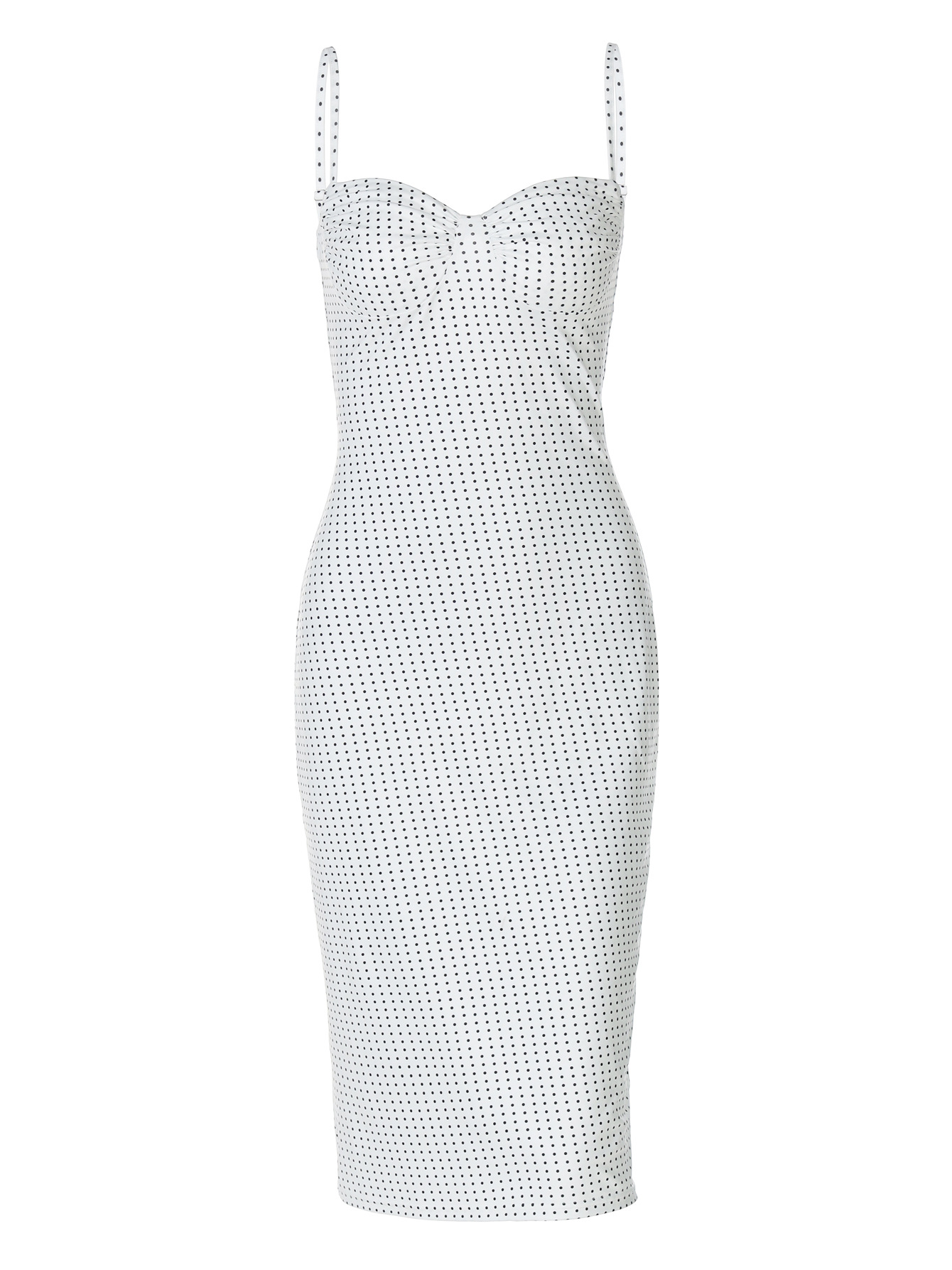 Printed Tie - up Fitted Cami Dress