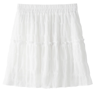 Slim Pleated Short Skirt For Petite Women 01