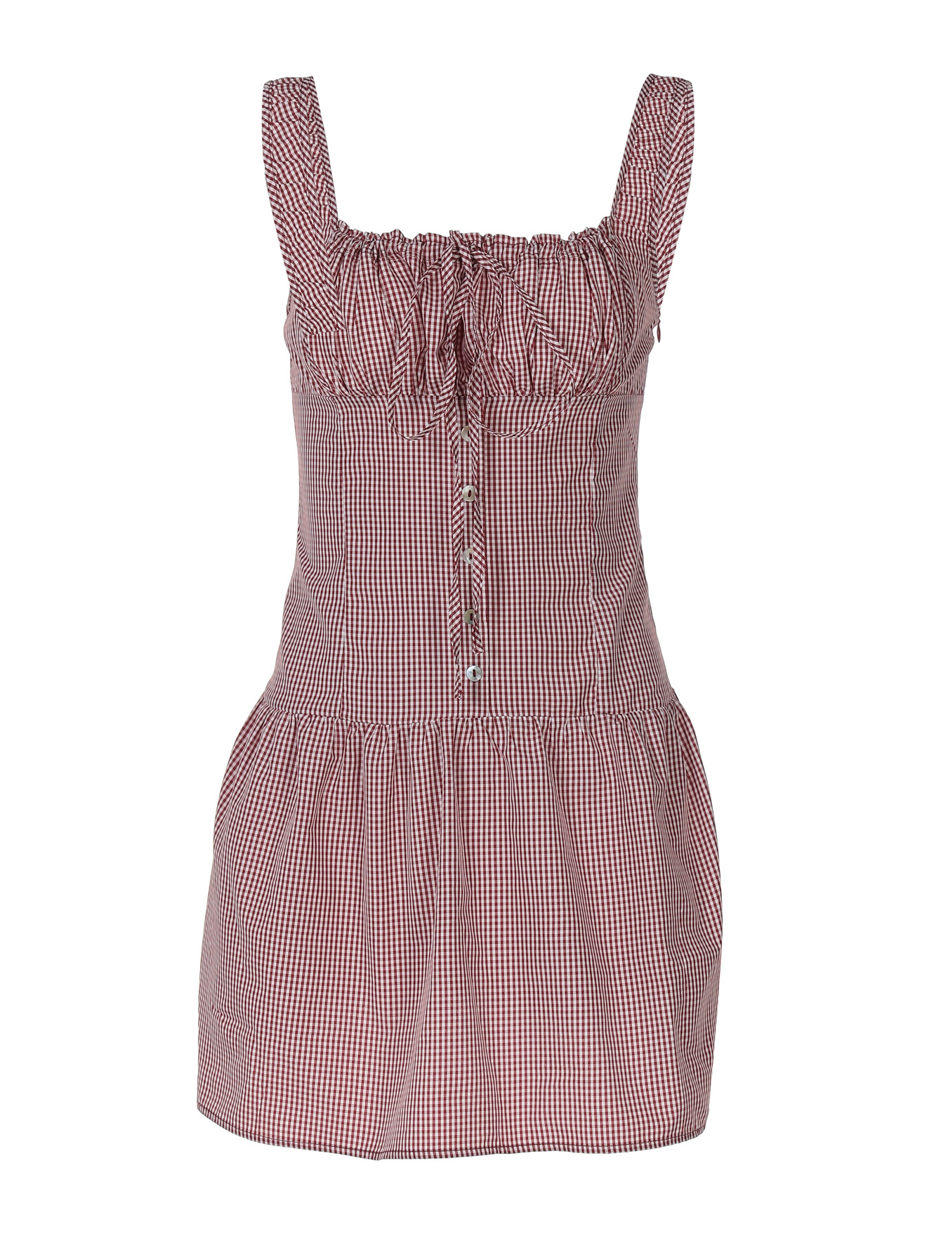 Sweet Ruffled Short - length Cami Dress