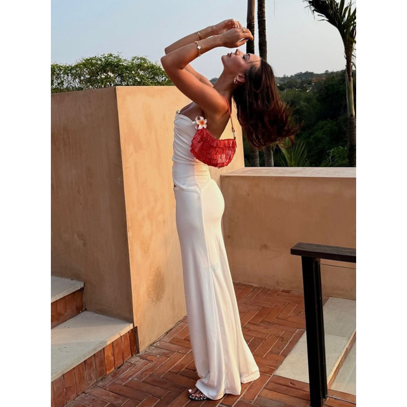 Steel Boned Waist - Bare Pencil Dress
