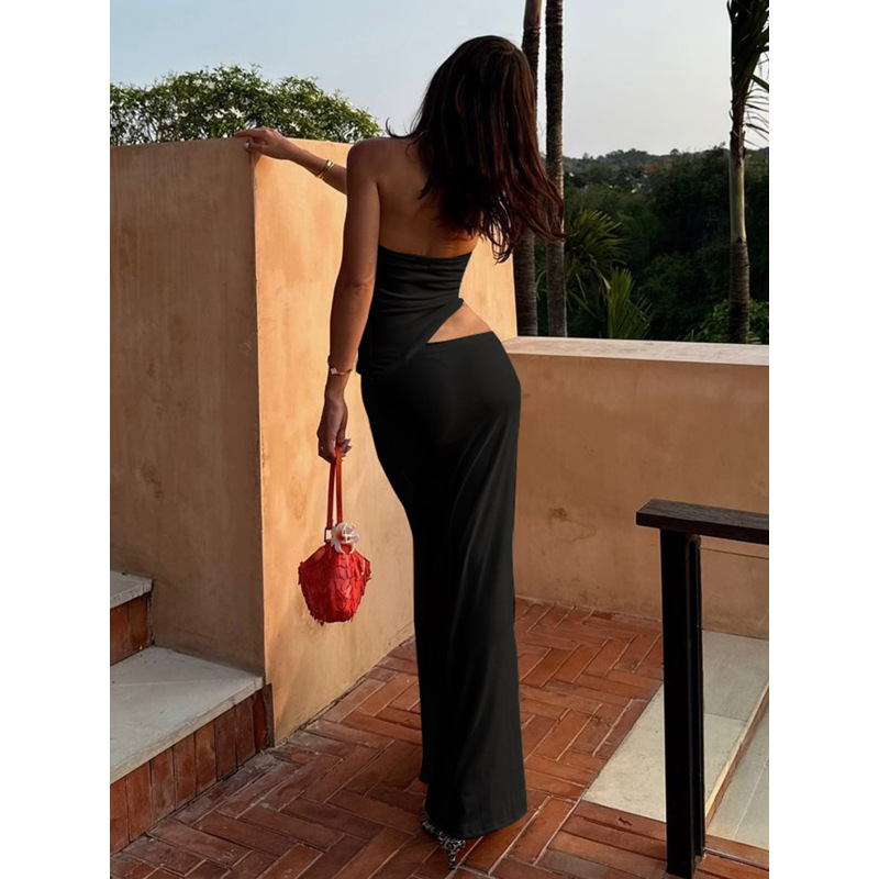 Steel Boned Waist - Bare Pencil Dress