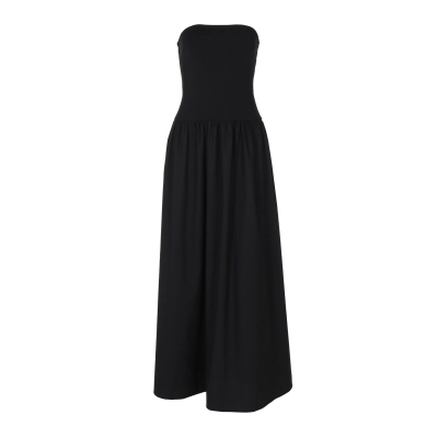 Off - the - Shoulder Long Elegant Strapless Dress 01