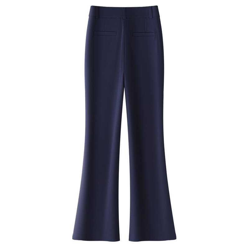 High-Rise Slim Horseshoe Flared Pants