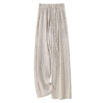 Loose Fit Slimming Straight Leg Pants 01