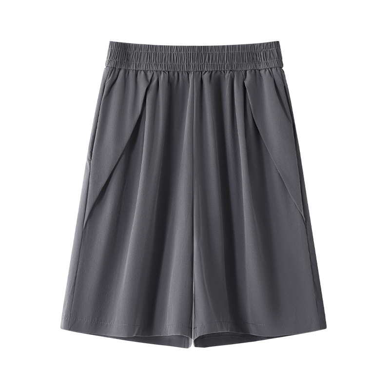 Slimming Loose Flowy Cropped Wide - Leg Pants