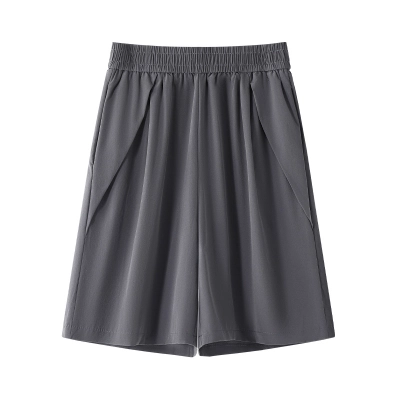 Slimming Loose Flowy Cropped Wide - Leg Pants 02