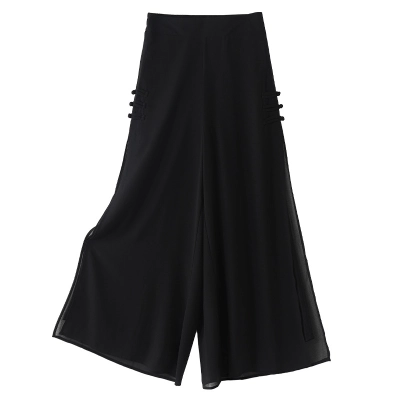 High - Waisted Loose Slimming Versatile Cropped Trousers 02