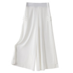 High - Waisted Loose Slimming Versatile Cropped Trousers
