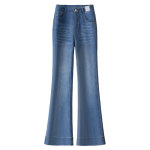 High-Waist Slimming Cropped Flared Pants