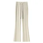 Slim Fit Flared Horseshoe Pants