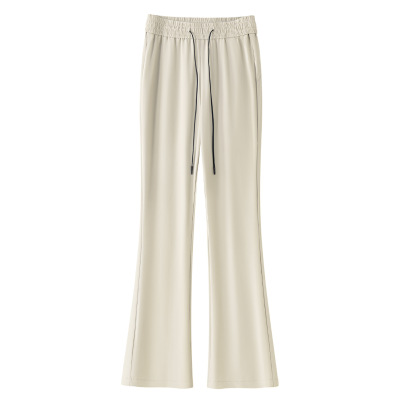 Slim Fit Flared Horseshoe Pants 01