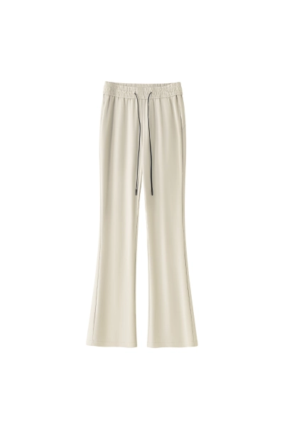 Slim Fit Flared Horseshoe Pants 01