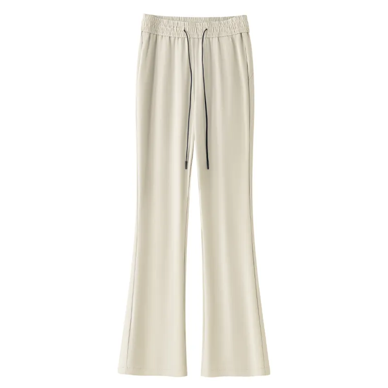 Slim Fit Flared Horseshoe Pants