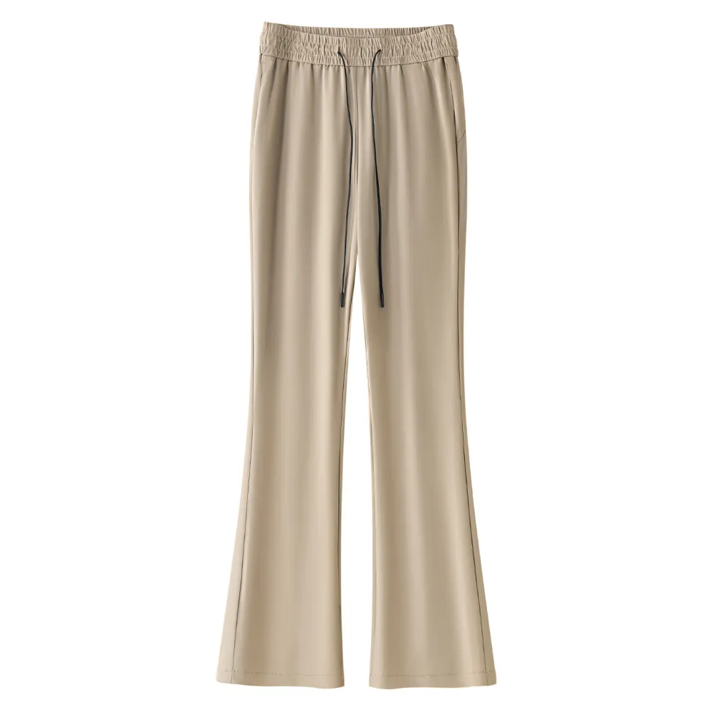 Slim Fit Flared Horseshoe Pants