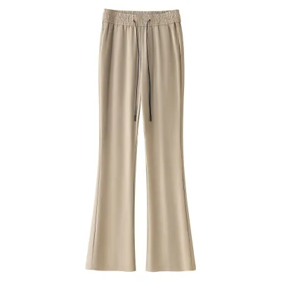 Slim Fit Flared Horseshoe Pants 02
