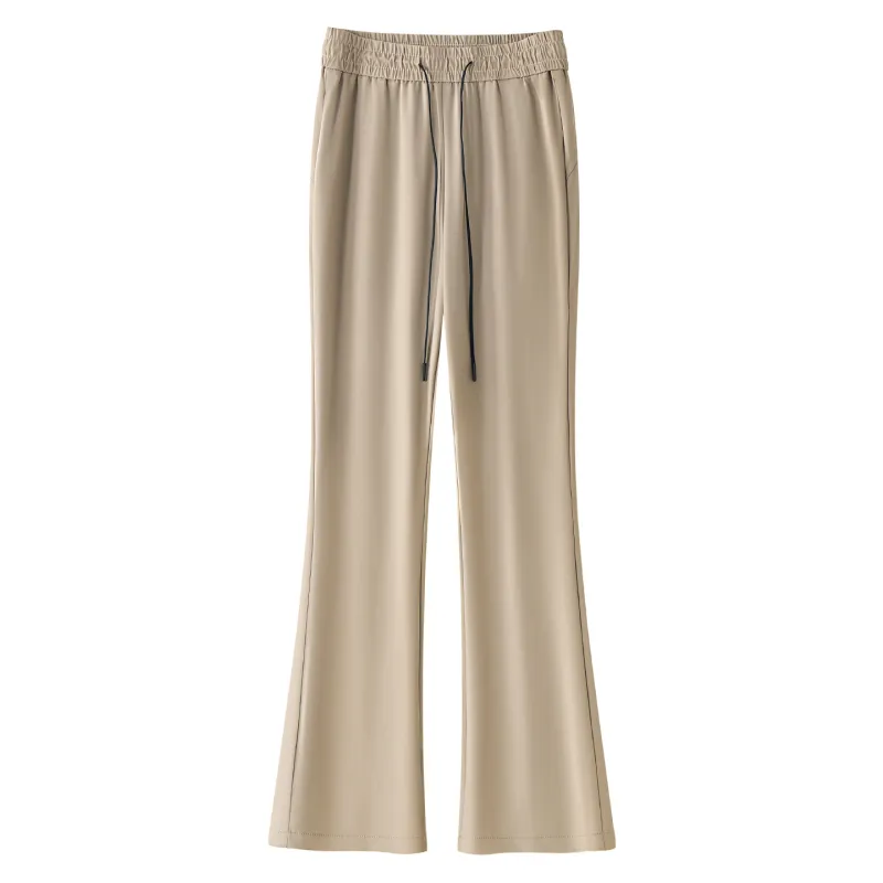 Slim Fit Flared Horseshoe Pants