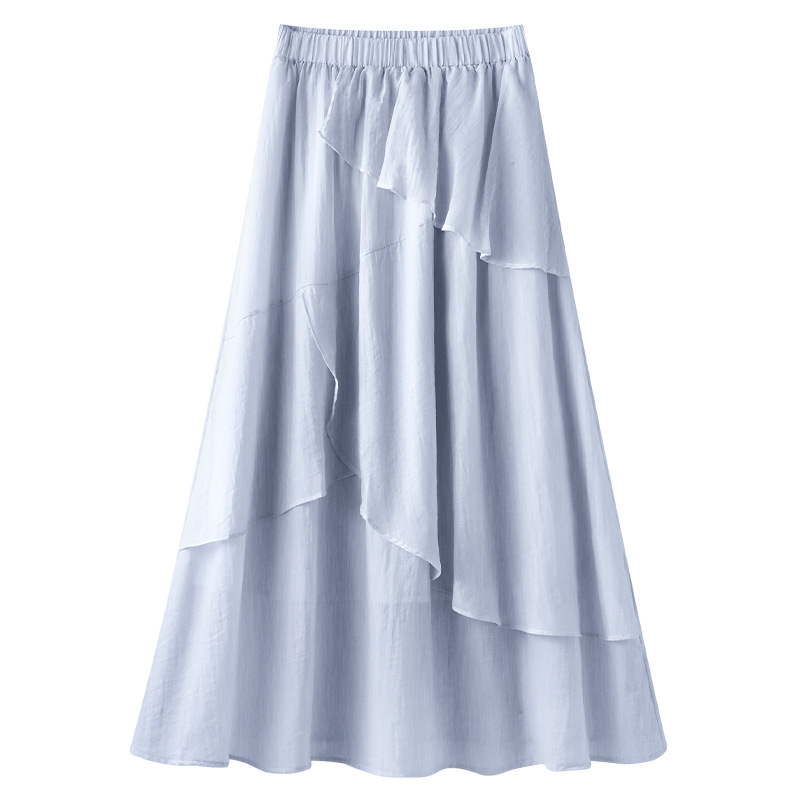 Elastic Waist Flowy Maxi Dress