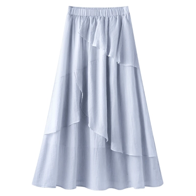 Elastic Waist Flowy Maxi Dress 02