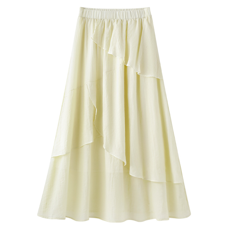 Elastic Waist Flowy Maxi Dress